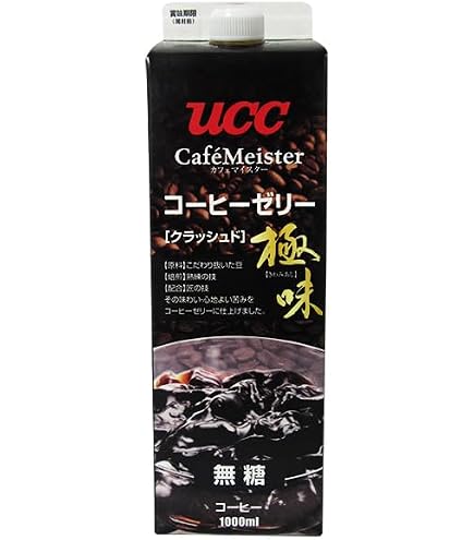 Amazon.co.jp: UCC 極味クラッシュドコーヒーゼリー 1000ml : 食品
